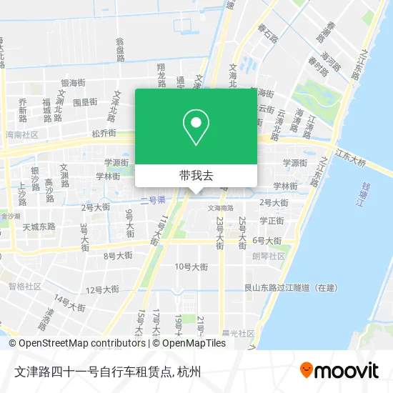 文津路四十一号自行车租赁点地图