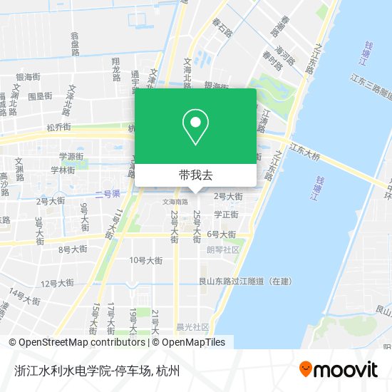 浙江水利水电学院-停车场地图