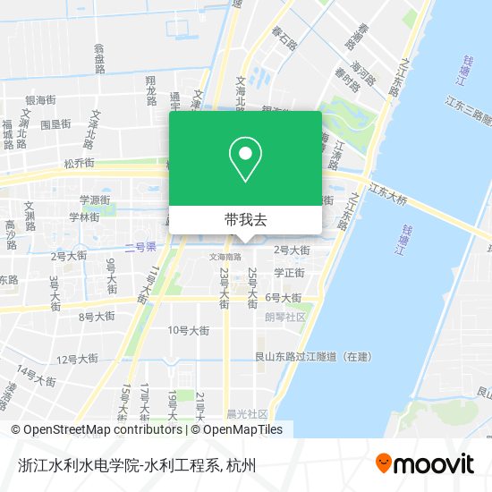 浙江水利水电学院-水利工程系地图