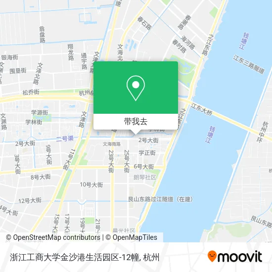 浙江工商大学金沙港生活园区-12幢地图