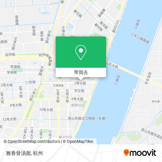 雅香骨汤面地图