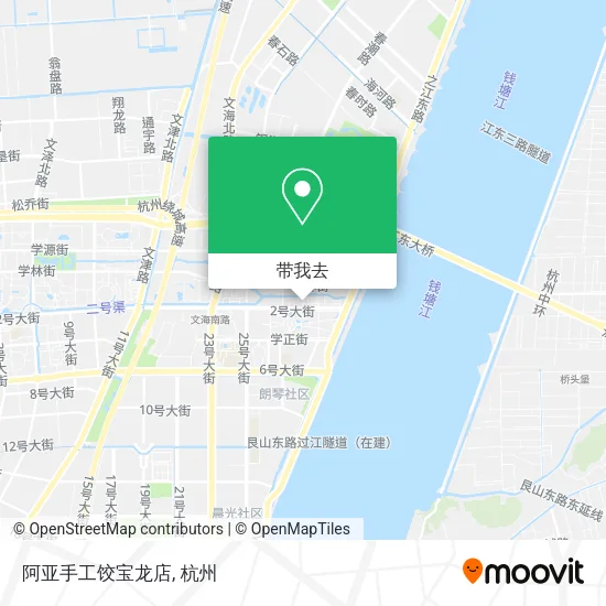 阿亚手工饺宝龙店地图