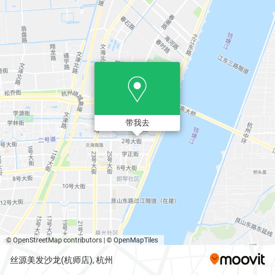 丝源美发沙龙(杭师店)地图