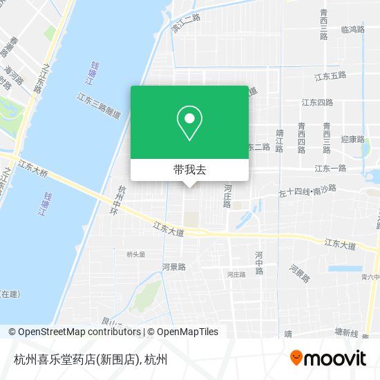 杭州喜乐堂药店(新围店)地图
