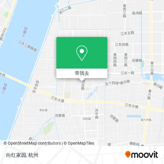 向红家园地图