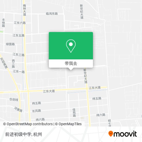 前进初级中学地图