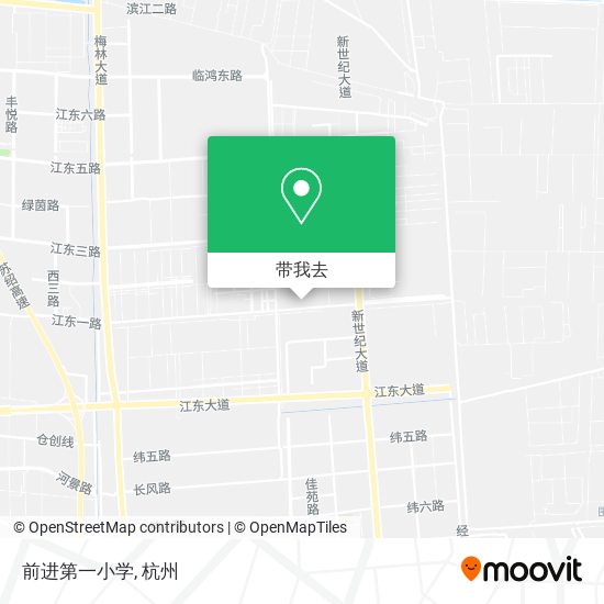 前进第一小学地图
