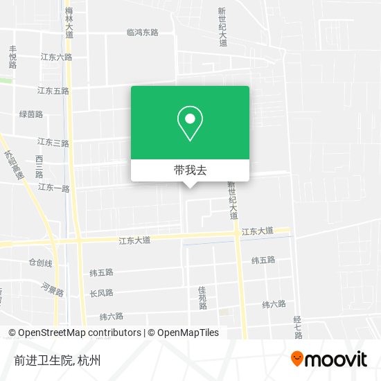 前进卫生院地图