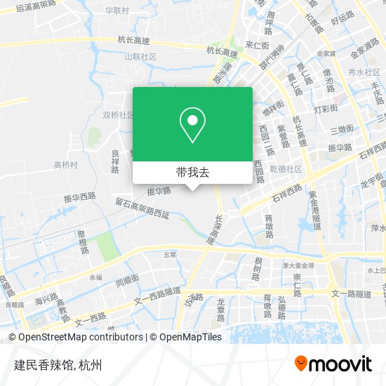 建民香辣馆地图