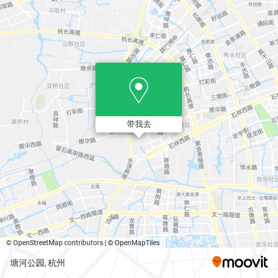 塘河公园地图