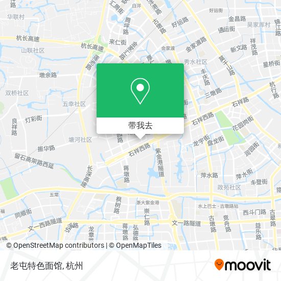老屯特色面馆地图