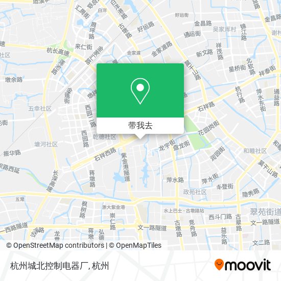 杭州城北控制电器厂地图