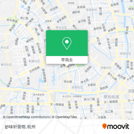 妙味轩面馆地图