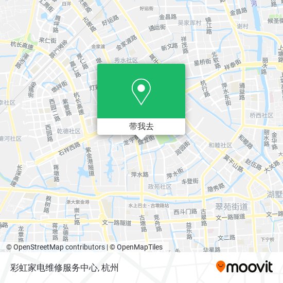 彩虹家电维修服务中心地图