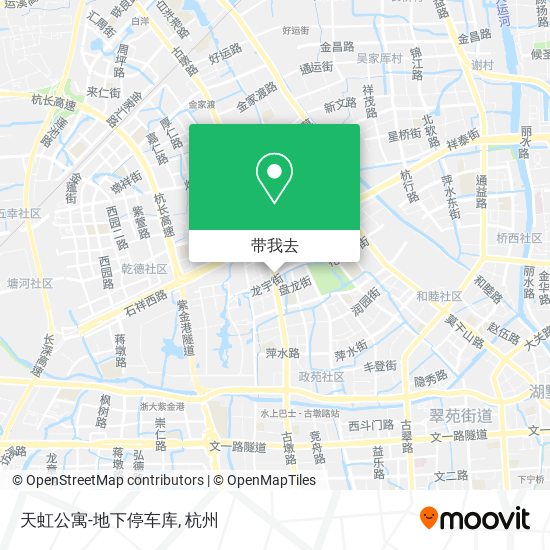 天虹公寓-地下停车库地图