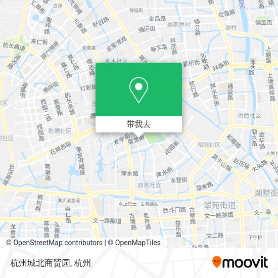杭州城北商贸园地图