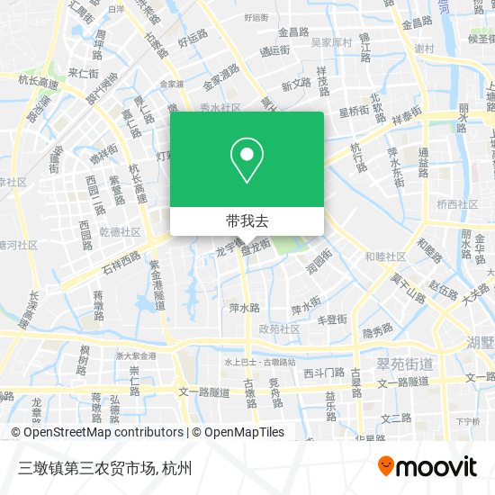 三墩镇第三农贸市场地图