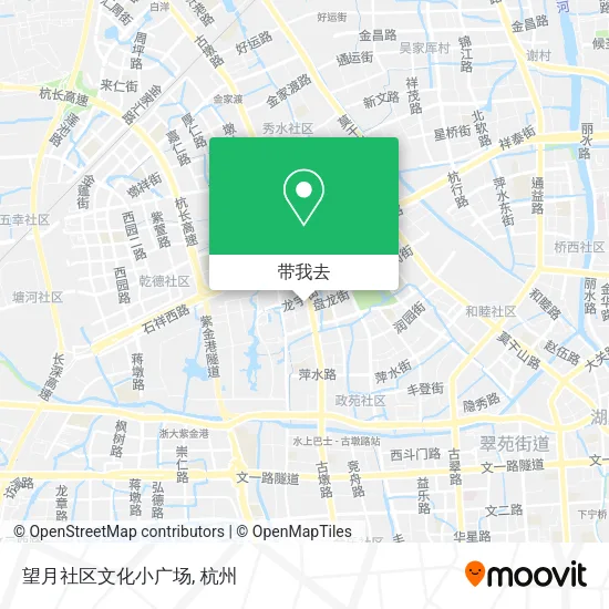 望月社区文化小广场地图
