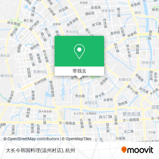 大长今韩国料理(温州村店)地图