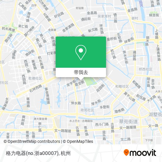 格力电器(no.浙a00007)地图