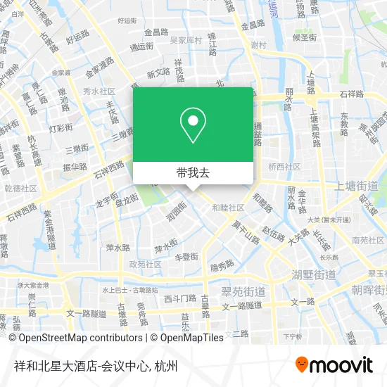 祥和北星大酒店-会议中心地图