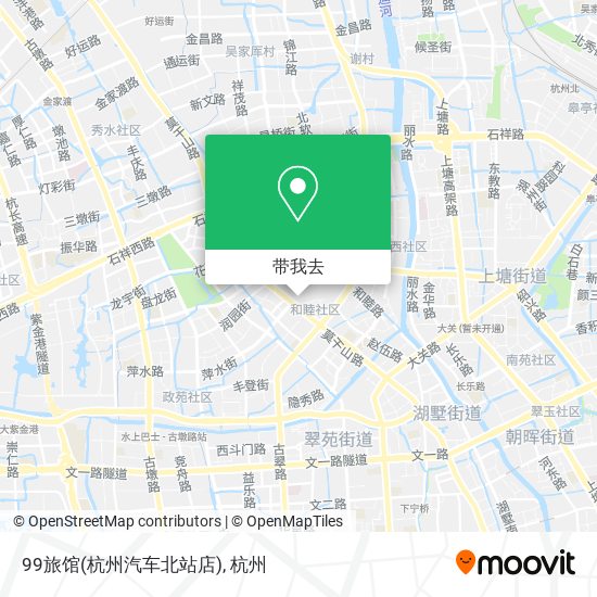 99旅馆(杭州汽车北站店)地图