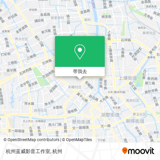 杭州蓝威影音工作室地图
