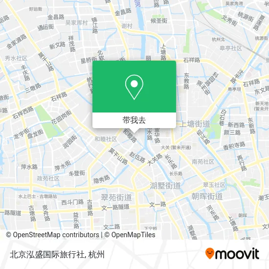 北京泓盛国际旅行社地图