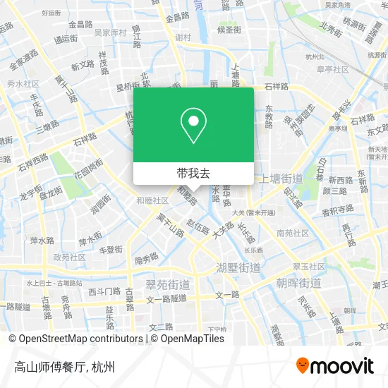 高山师傅餐厅地图