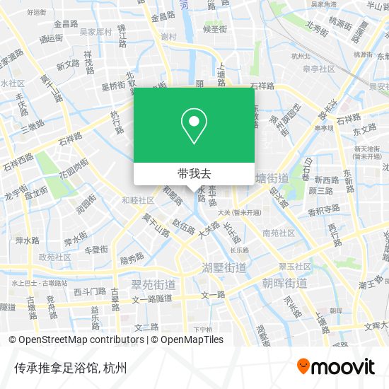 传承推拿足浴馆地图