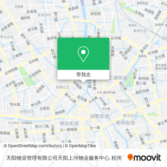 天阳物业管理有限公司天阳上河物业服务中心地图