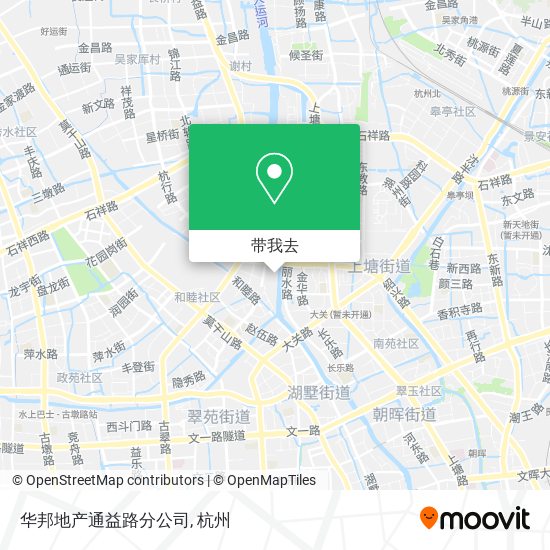 华邦地产通益路分公司地图