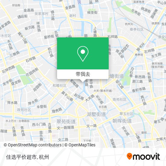 佳选平价超市地图