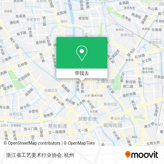 浙江省工艺美术行业协会地图