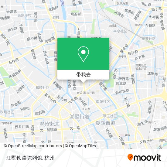 江墅铁路陈列馆地图