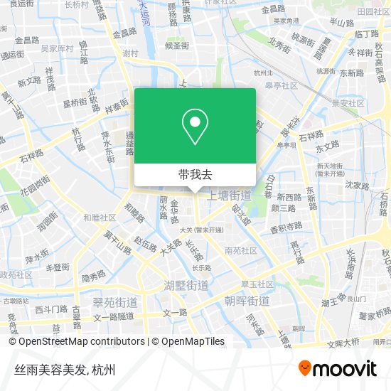 丝雨美容美发地图