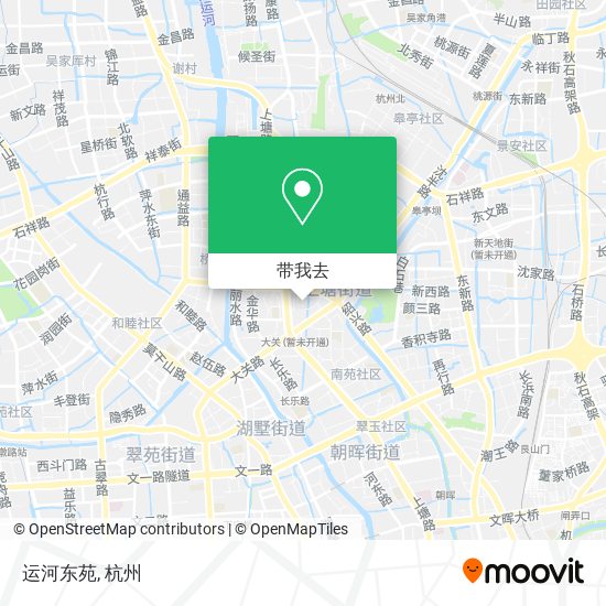运河东苑地图