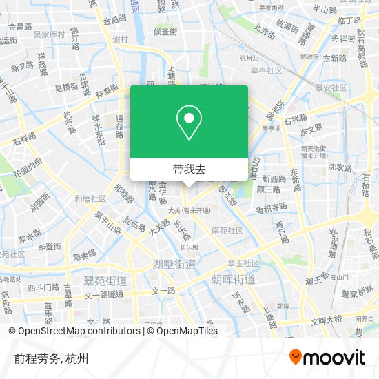 前程劳务地图