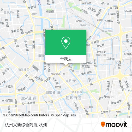 杭州兴新综合商店地图