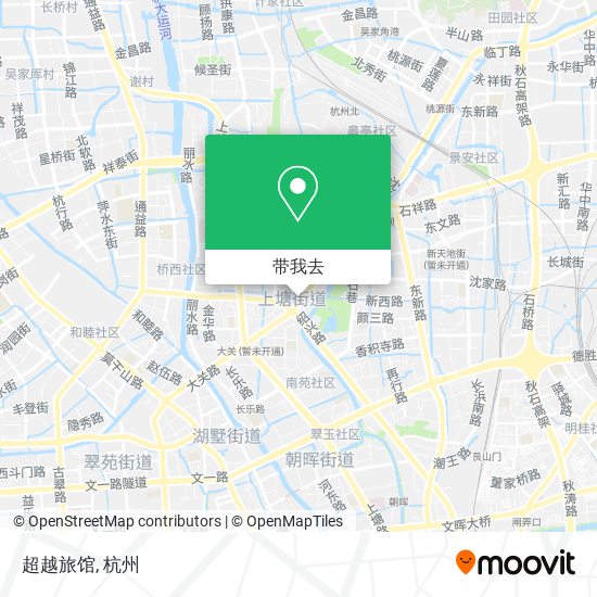 超越旅馆地图
