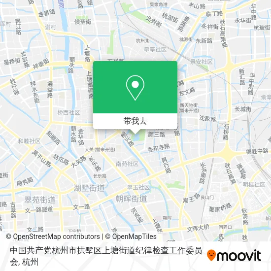 中国共产党杭州市拱墅区上塘街道纪律检查工作委员会地图