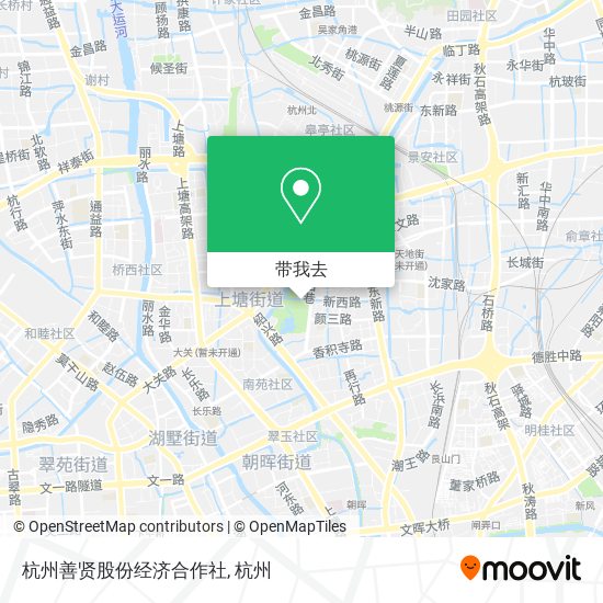 杭州善贤股份经济合作社地图