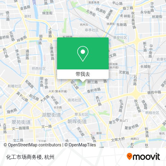 化工市场商务楼地图