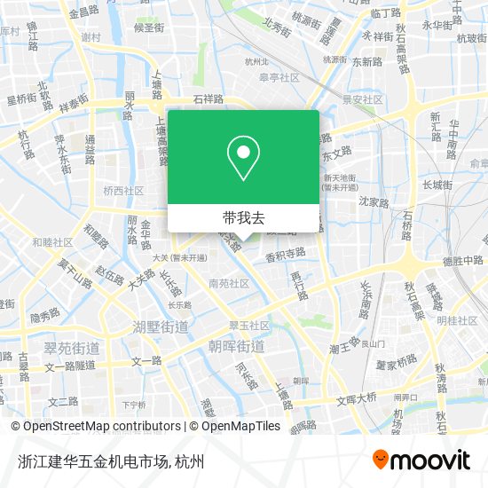 浙江建华五金机电市场地图