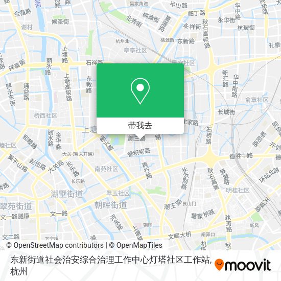 东新街道社会治安综合治理工作中心灯塔社区工作站地图