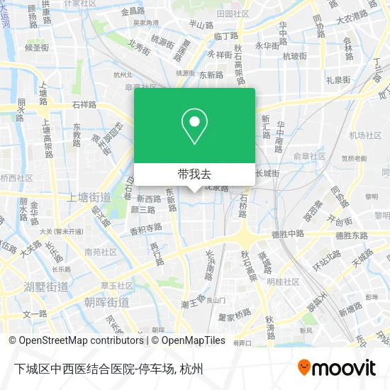 下城区中西医结合医院-停车场地图