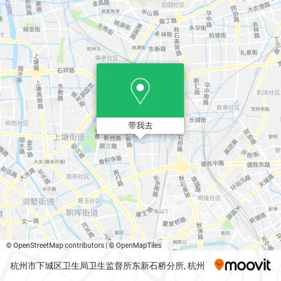杭州市下城区卫生局卫生监督所东新石桥分所地图