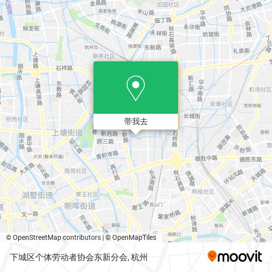 下城区个体劳动者协会东新分会地图