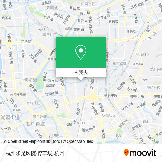 杭州求是医院-停车场地图