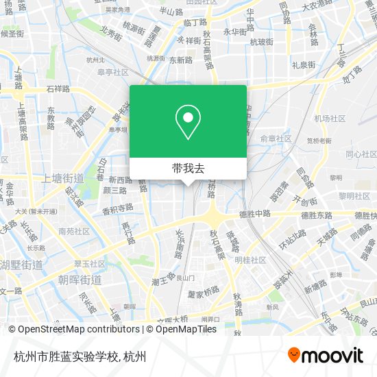 杭州市胜蓝实验学校地图